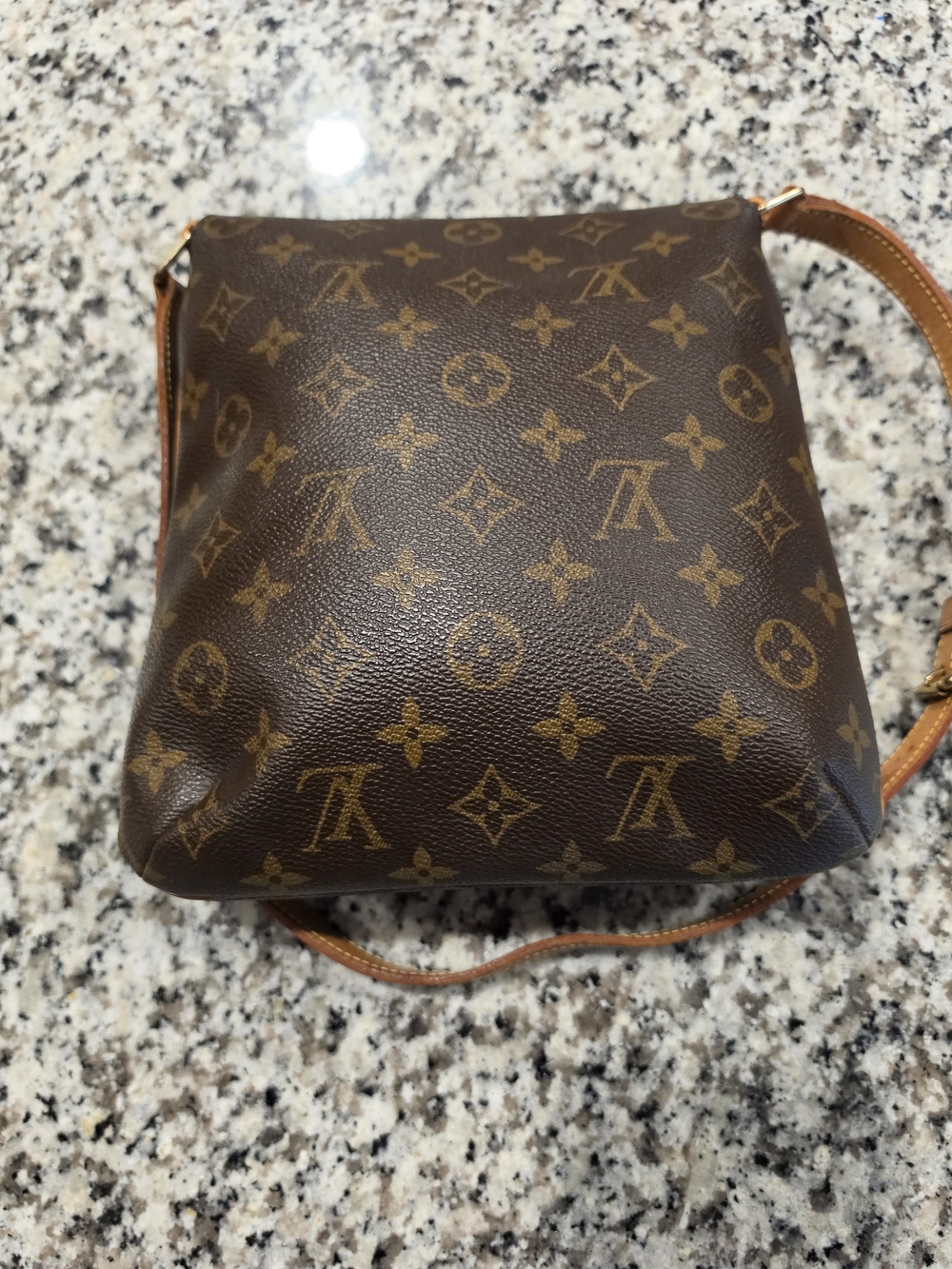 Louis Vuitton Monogram Canvas Crossbody in Brown and Tan